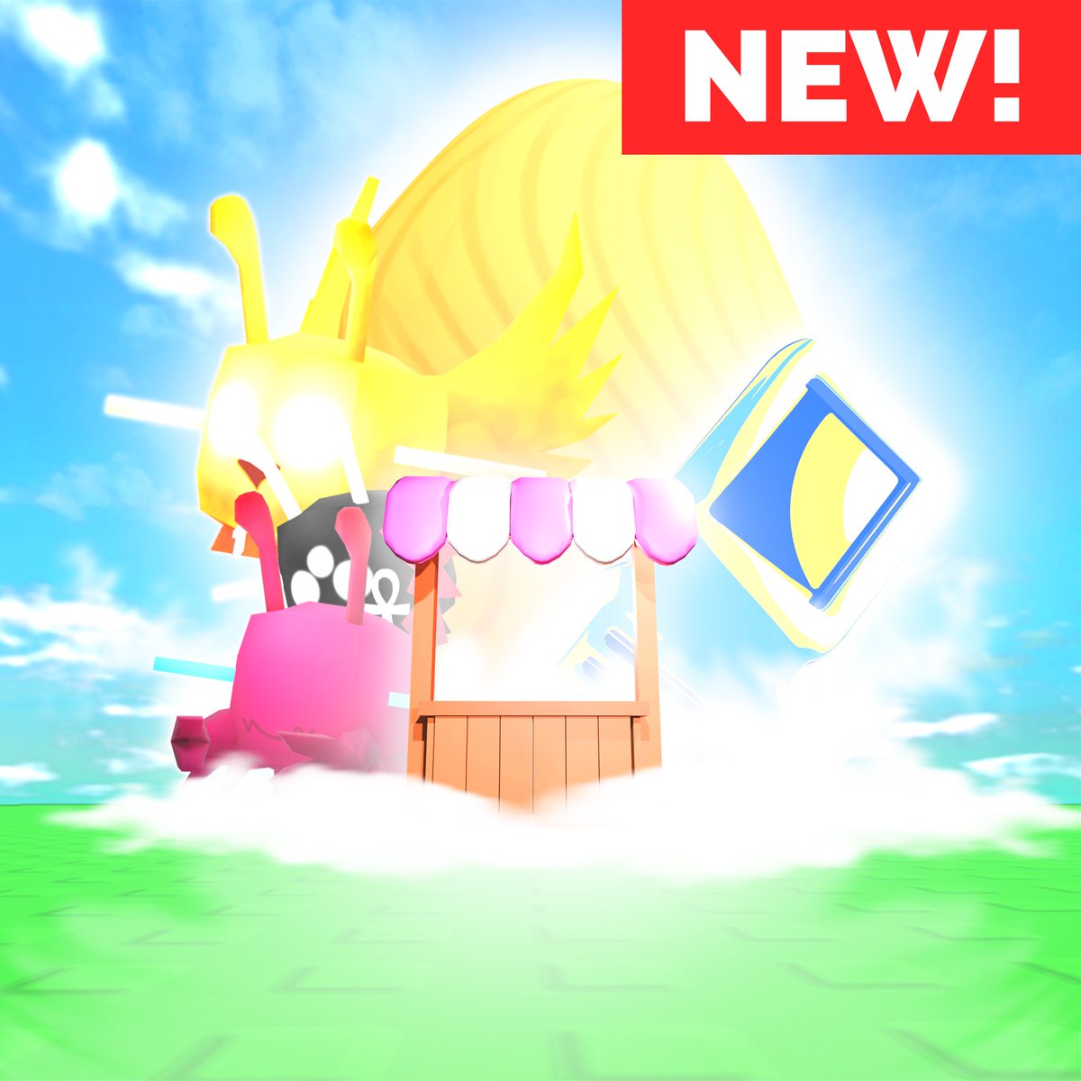 Itz_Thundi's tweet photo. 🏜️Its really dry in #BeeIt today… THE UPDATE 1 IS LIVE!
🐝 56 NEW BEES
🥚 2 NEW EGGS
🌳 TREE SYSTEM REWORK
🥚 EGG SYSTEM REWORK
👑 BEE PASS
🐛 BUG FIXES
and more….
#Roblox #RobloxDev https://t.co/JZ1U3anTxt