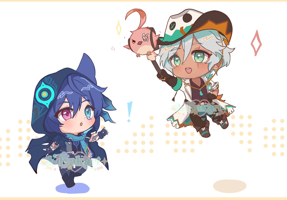 🩺 Let's fly, Cacucu! 
🐤🩷 Ok, bro! 
🦇 Oh, wait for me!

#ifa #ororon