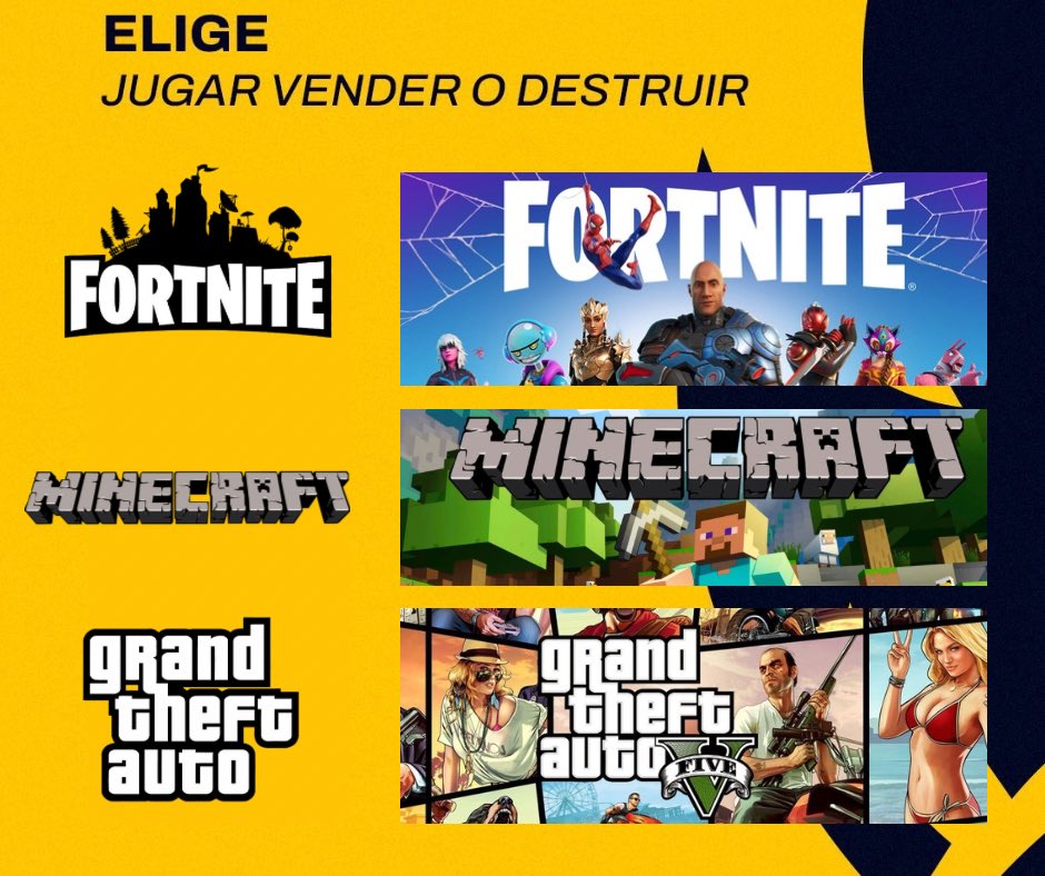 Las Palmas Unity 🔥 (@esports_udlp) on Twitter photo 🤔¿Cuáles eliges? 
🕹️Jugar 
💰Vender
❌Destruir 🤔¿Cuáles eliges? 
🕹️Jugar 
💰Vender
❌Destruir