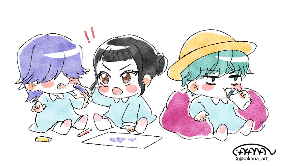 【2025.8.17落書き】Kindergarten Series -Jinu X Rumi  
#FANART #KPOPDEMONHUNTERS #sajaboys #kpopdemonhuntersfanart #rujinu #miromabby #zoeystery