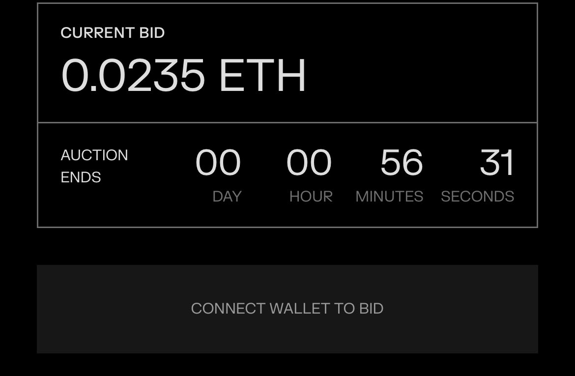 New bid in!! and in the final hour 0x46e… outbid <a href="/linda__global/">𝐥𝐢𝐧𝐝𝐚</a>