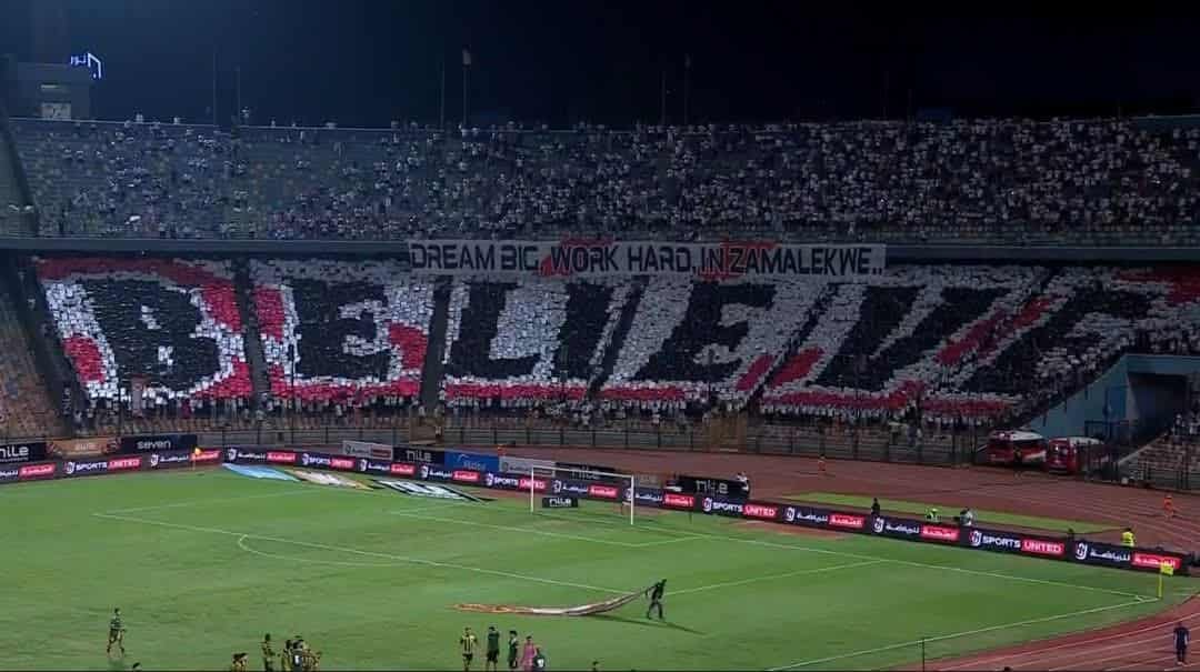 تيفو عظيم كالعادة من الافضل في مصر 📷📷