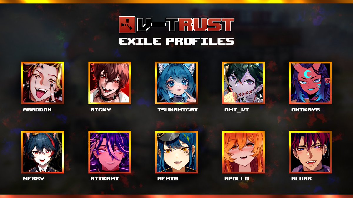 RealCamana (@realcamana) on Twitter photo Here comes wave 1 of the Exile files!
π₯<a href="/AbaddonVT/">Abaddon π₯βοΈ Golden Gambit</a>
π¦ββ¬<a href="/RickyVT_/">Ricky π¦ββ¬βοΈ</a>
π<a href="/TsunamiCatVT/">TsunamiCat π γLUMINARAγβ¨</a>
π»<a href="/omi_vt/">Omi π» γLUMINARAγ</a>
β©οΈ<a href="/OniKayB/">Kay β¨ VArtist β©οΈ π</a>
πΆ<a href="/Merrydawg/">Lucius Merryweather ποΈπΆ ASTRALINE</a>
π<a href="/RiiKami/">RiiKami ππ| π¨πΊ</a>
π<a href="/RemiaAotsuki/">Remia Aotsuki ππ VSPO! EN</a>
βοΈ<a href="/ApolloMythos/">ApolloMythos ππΌβοΈ</a>
π<a href="/BlurrFlavorz/">Blurr ππ</a>
Welcome to the V-Trust server! Here comes wave 1 of the Exile files!
π₯<a href="/AbaddonVT/">Abaddon π₯βοΈ Golden Gambit</a>
π¦ββ¬<a href="/RickyVT_/">Ricky π¦ββ¬βοΈ</a>
π<a href="/TsunamiCatVT/">TsunamiCat π γLUMINARAγβ¨</a>
π»<a href="/omi_vt/">Omi π» γLUMINARAγ</a>
β©οΈ<a href="/OniKayB/">Kay β¨ VArtist β©οΈ π</a>
πΆ<a href="/Merrydawg/">Lucius Merryweather ποΈπΆ ASTRALINE</a>
π<a href="/RiiKami/">RiiKami ππ| π¨πΊ</a>
π<a href="/RemiaAotsuki/">Remia Aotsuki ππ VSPO! EN</a>
βοΈ<a href="/ApolloMythos/">ApolloMythos ππΌβοΈ</a>
π<a href="/BlurrFlavorz/">Blurr ππ</a>
Welcome to the V-Trust server!