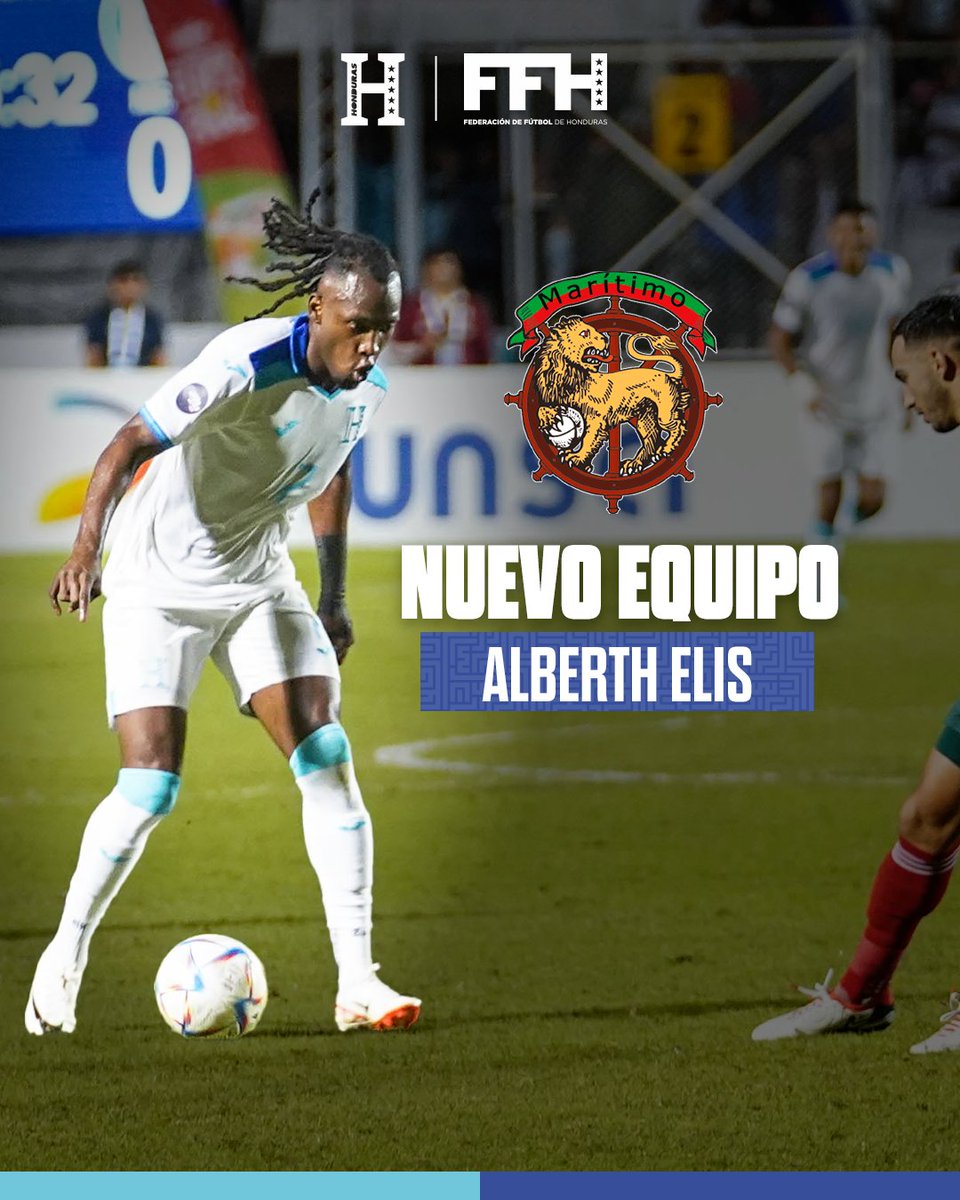 🌟 Regreso con esperanza: Alberth Elis, Nuevo #Legionario

💪Con fe, valentía y perseverancia, nuestro legionario escribe un nuevo comienzo en su carrera, marcando su retorno en el extranjero al vestir los colores del CS Marítimo de 🇵🇹.

Su historia nos recuerda que los sueños