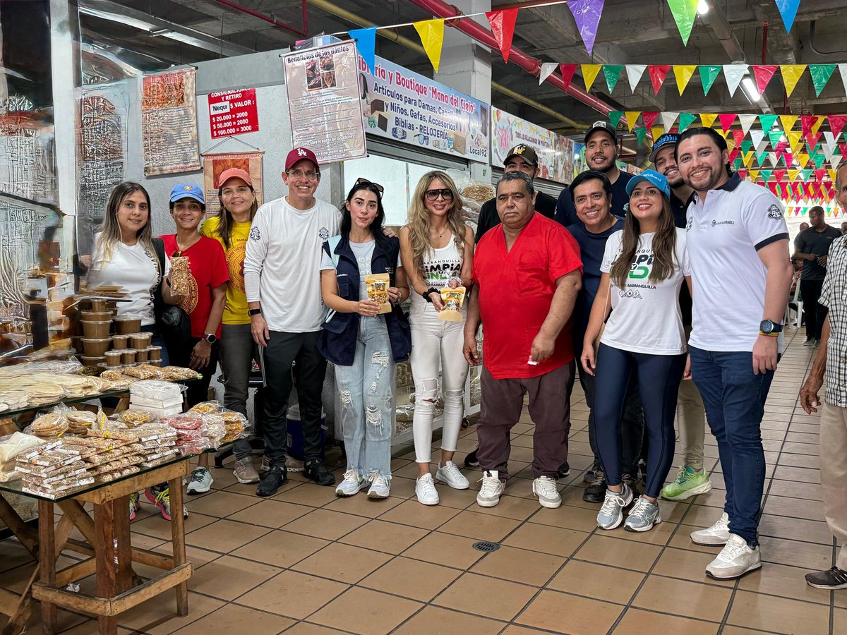 Los mercados son tradición e impacto económico
Bajo el liderazgo de <a href="/alejandrocharch/">Alejandro Char</a> y @anamariaaljure, apoyamos a comerciantes del Mercado de Granos y Galería Sredni en gestión, servicio y contabilidad, elevando competitividad, empleo y dinamismo en el centro histórico. 🙌🏻