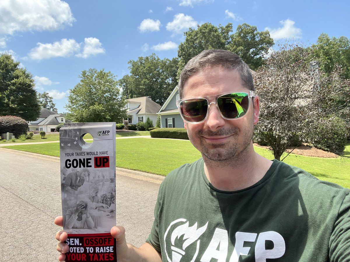 Tony West (@tonywestafp) on Twitter photo It’s a hot one in Jackson County today.
But it doesn’t compare to the HEAT 🔥 that <a href="/AFPGeorgia/">AFPGeorgia</a> is putting on <a href="/ossoff/">Jon Ossoff</a> for voting to raise your taxes! #gapol It’s a hot one in Jackson County today.
But it doesn’t compare to the HEAT 🔥 that <a href="/AFPGeorgia/">AFPGeorgia</a> is putting on <a href="/ossoff/">Jon Ossoff</a> for voting to raise your taxes! #gapol