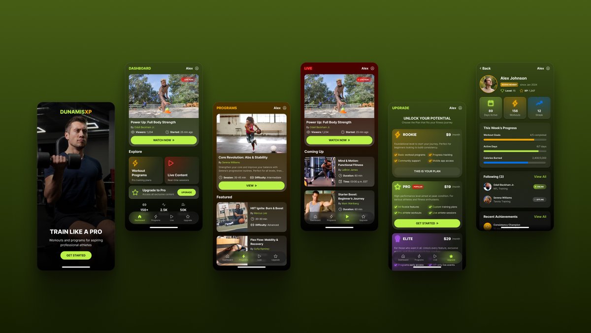 thisigner's tweet photo. Designing UI that actually motivates you to train is almost as rewarding as the workout itself. Would you use this fitness app? https://t.co/fx65kOtLi0