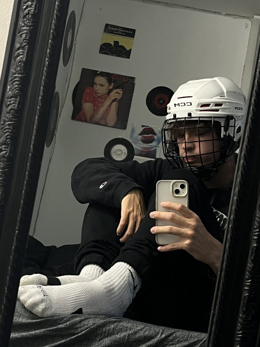 My coach thinks im watching game tape but im actually editing our goalie into my dreams