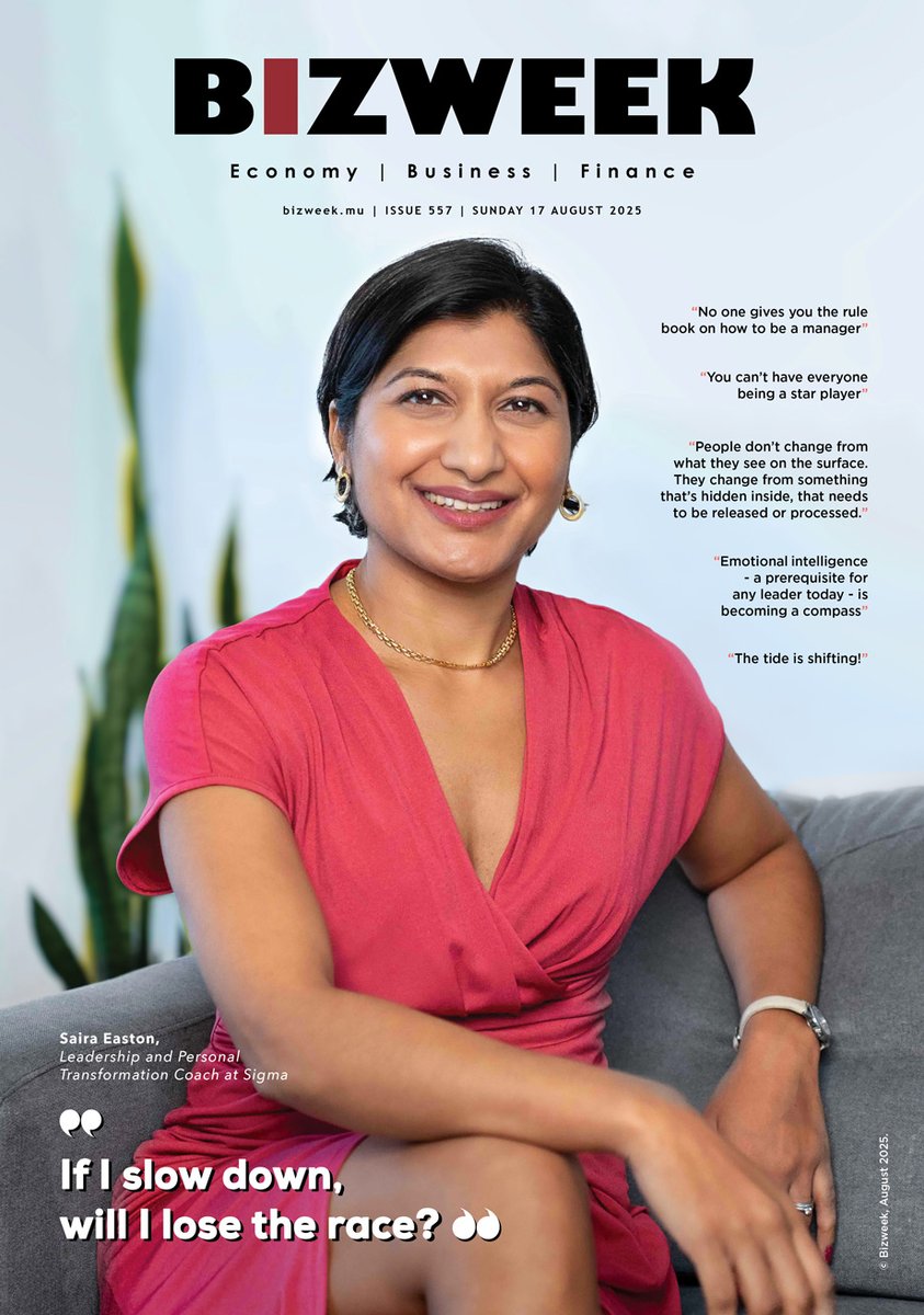 bizweekmu's tweet image. &quot;If I slow down, will I lose the race?&quot; - Saira Easton, Leadership and Personal Transformation Coach at Sigma.

@saira_easton

📖 Read the full article on: bizweek.mu

#BIZweek #Mauritius #Business #Economy #Diplomacy #Finance #Fintech