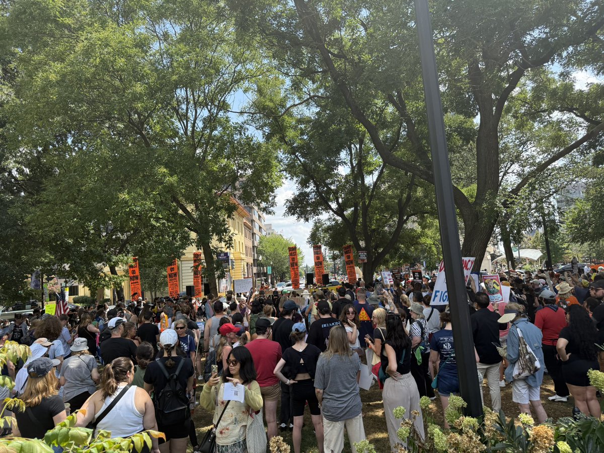 DEVELOPING: “Trump must go” protests begins in Washington, D.C., at DuPont Circle.

Crowd will begin marching to the White House