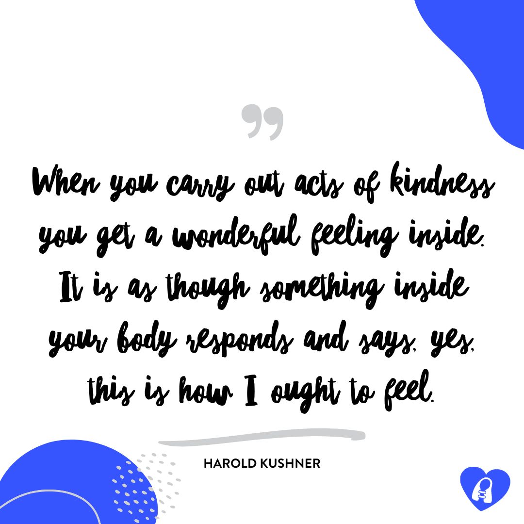 Kindness is a natural reward. When you help others, you not only improve their day but also nourish your own soul. 

#TheJoyOfGiving #FeelGoodVibes #KindnessIsKey