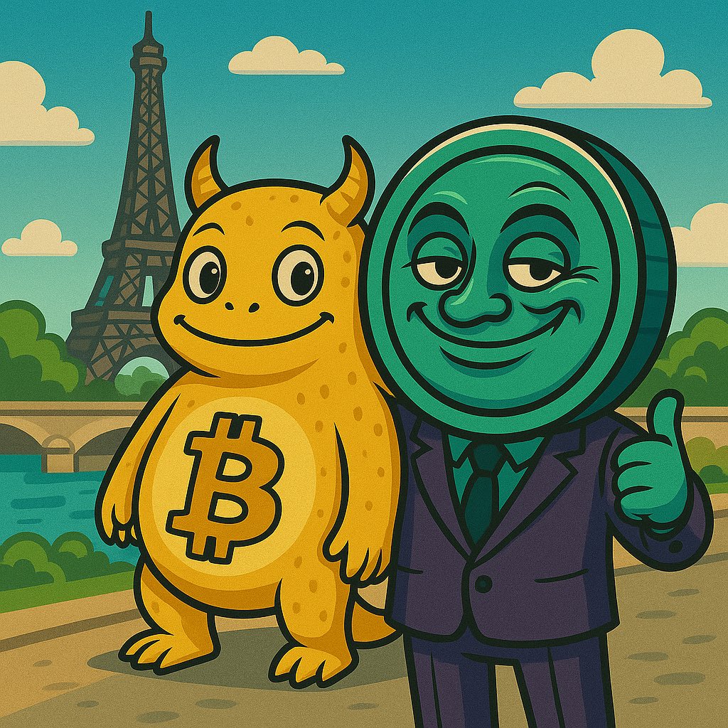 0zfuture's tweet photo. Paris isn’t ready for this duo. 🗼
Bizzo’s stacking sats, Solino’s stacking vibes. 🟡🟢”

#Bitcoin #BTC #Crypto #Solino #Bizzo #Paris #CryptoLife #BullRun #ToTheMoon #CryptoCommunity #Web3 #CryptoArt https://t.co/zoTrfOG2s9