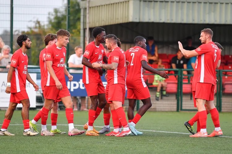QuornAFC's tweet image. Our first ever week at Step 3:

1-0 away win
1-1 home draw
5-2 home win

7 points from a possible 9. 

Not a bad start, but it is only a start, in our aim for Step 3 survival this season.

#WeAreQuorn #QuornFC #TheMethodists⛪ #TheReds🔴 #TheStottoStadium 🏟