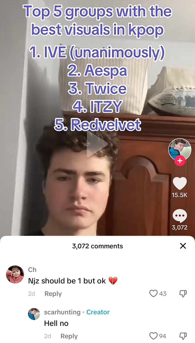 eniwastaken's tweet photo. this guy on tiktok is an anti posing as a fan and it’s time we discuss it https://t.co/pv1UeRCuCL