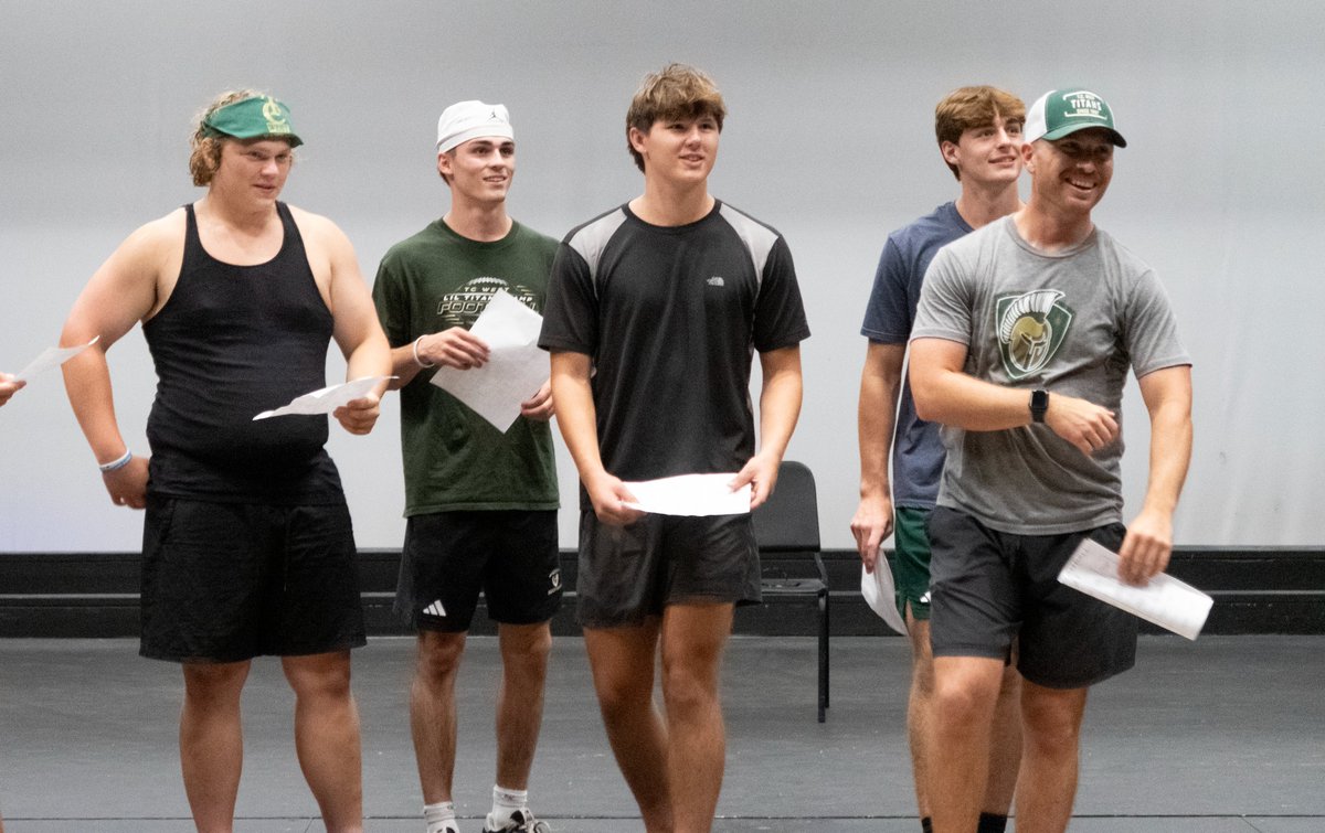 Traverse City West Titan Football (@tcwesttitanfb) on Twitter photo Kick off camp was incredible!
EMAT <--> TEAM
12 days until Howell!
<a href="/TCWestTitanFB/">Traverse City West Titan Football</a> Kick off camp was incredible!
EMAT <--> TEAM
12 days until Howell!
<a href="/TCWestTitanFB/">Traverse City West Titan Football</a>