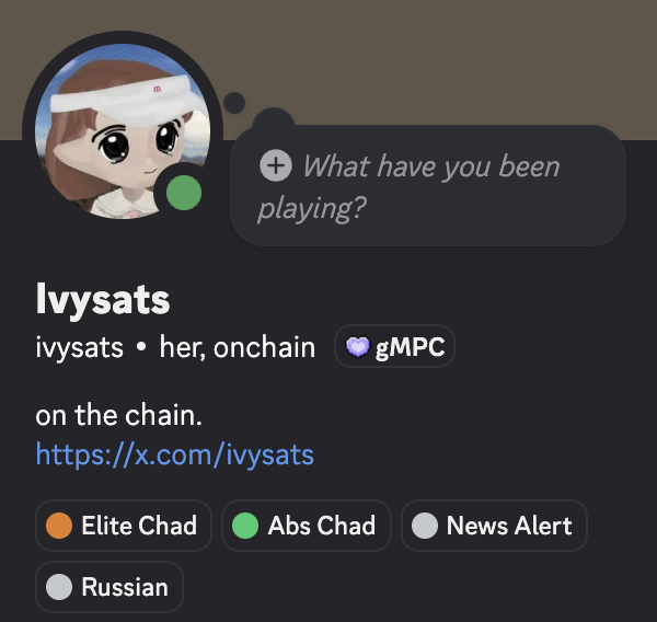 elite chad role unlocked on <a href="/AbstractChain/">Abstract</a> 
was only a matter of time tbh 

might be time to have a pudgy pfp, what do you think chat?