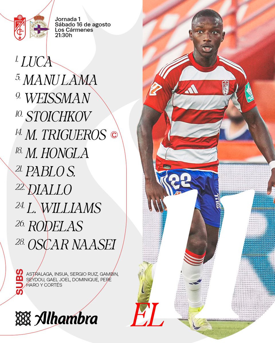 GranadaCF's tweet photo. 𝗫𝗜 𝗜𝗡𝗜𝗖𝗜𝗔𝗟 ❤️🤍

#GranadaDépor https://t.co/6jhqdUbgzm