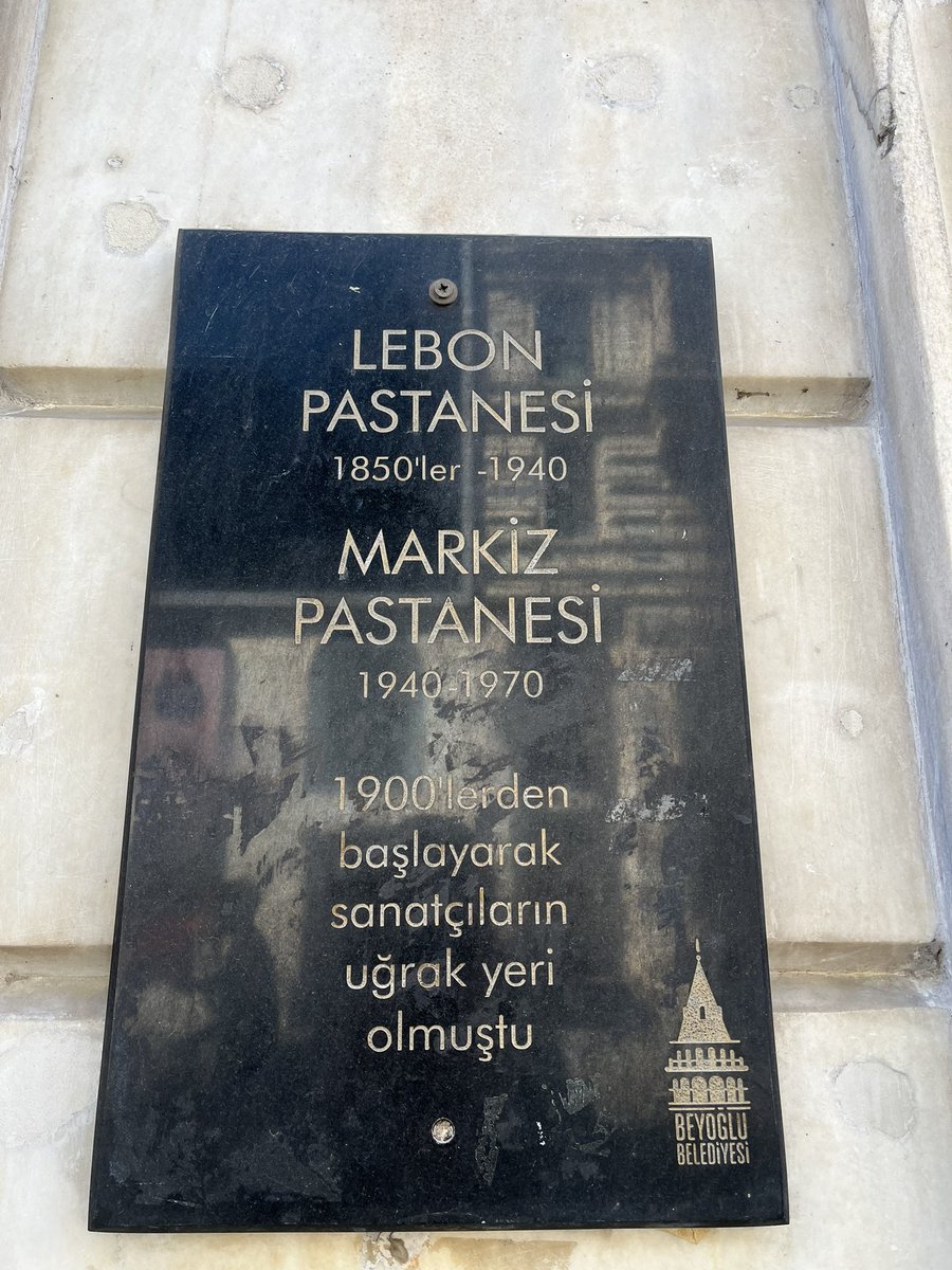 geo_viaggio's tweet image. Ne randevulara sahne olmuştur bu pastane 🍰 #pera #markiz #lebon