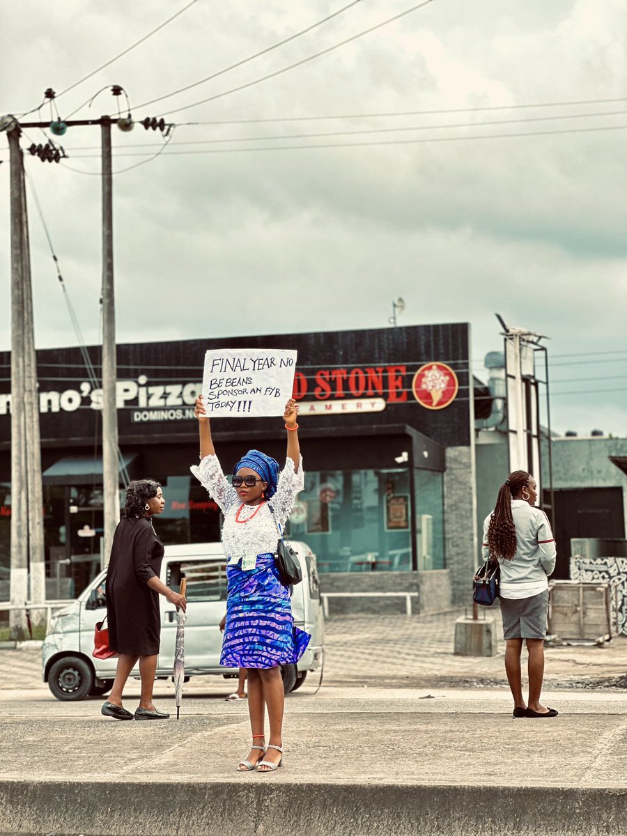 I and my friends planned and executed a campaign for FYB. 
Not like anyone cares, but I paraded the whole school in heels while my ankles hurt carrying a placard above my head with aching shoulders. Not to talk of the courage it took stepping out like that-
(1)