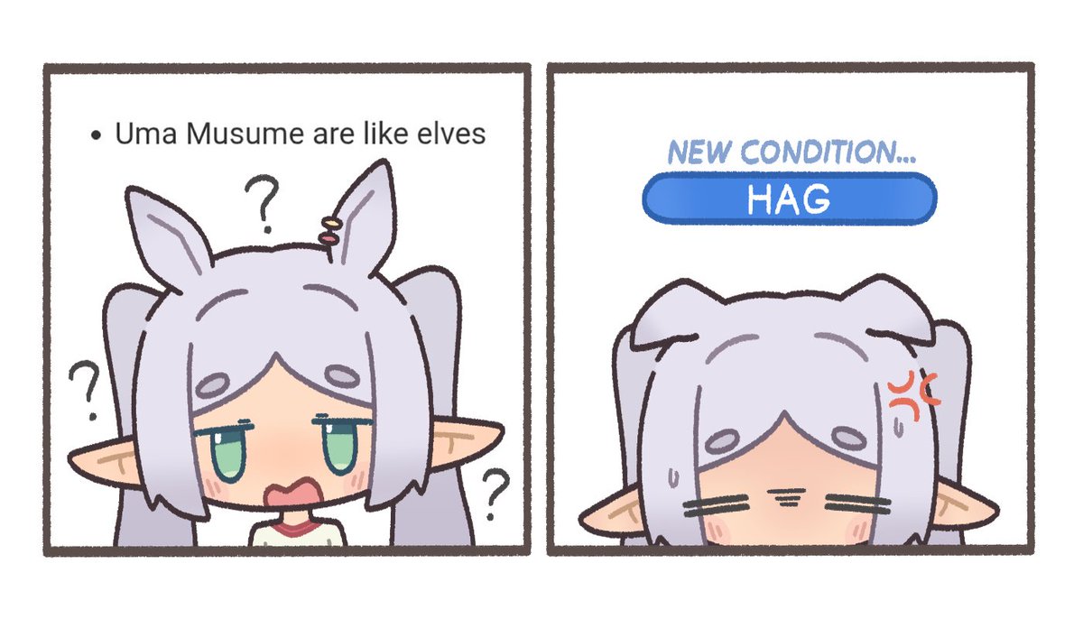 her greed for more ears sickens me

#umamusume #frieren