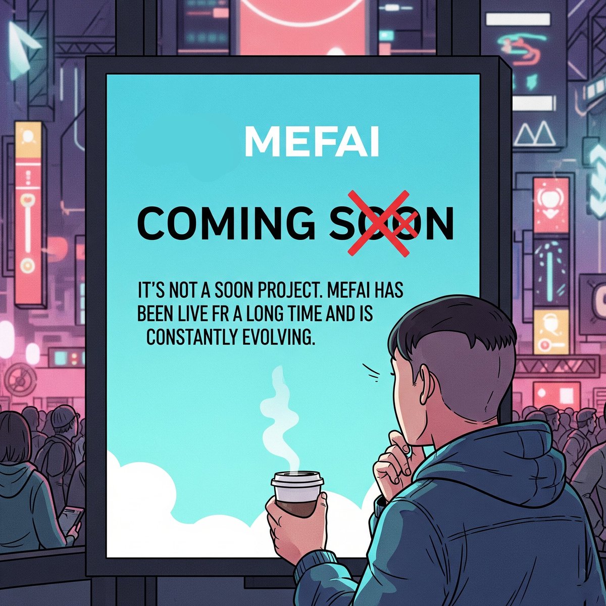MetaFinancialAI's tweet image. #MakeBSCGreatAgain

@binance MakeBSCGreatAgain

You allready know us , who r we , what is our technology .

MEFAI

❌COMING SOON
❌SOON
❌IT'S NOT A SOON PROJECT.

✅MEFAI HAS BEEN LIVE FOR A LONG TIME AND IS CONSTANTLY EVOLVING.

THE OLD LEGIONS KNOW, BUT THE NEW GUYS HAVE NO