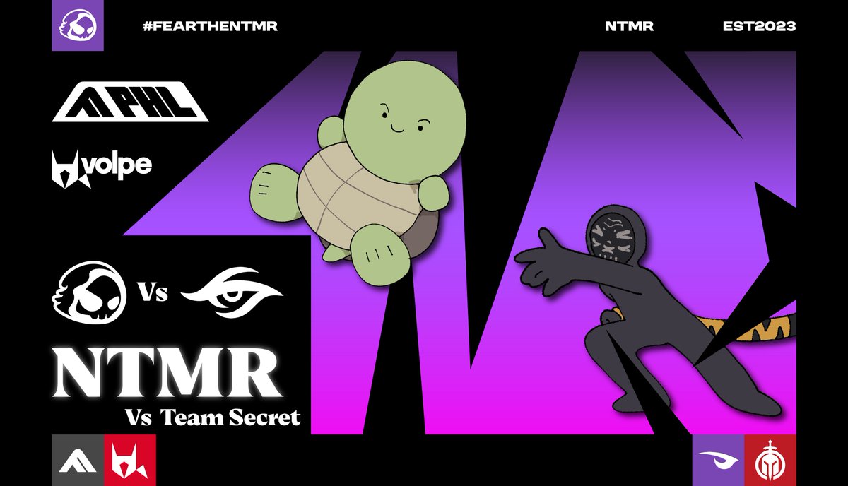 NTMRgg's tweet image. It's no secret we're on a tear with no way of stopping 💥   

We play @teamsecret in our upper semifinal match!  

#FearTheNTMR | #PHL
