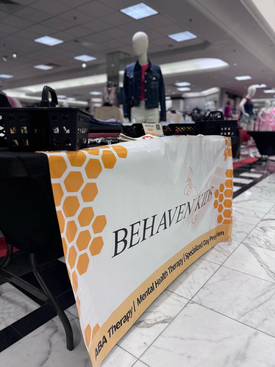 BehavenKids's tweet photo. We’re testing out our new “swag” items at the Oakview Dillard’s resource fair. Build your own sensory or first-aid kit and learn more about our services! ⛑️🪀💛🖤 https://t.co/6jyMIIIBQa