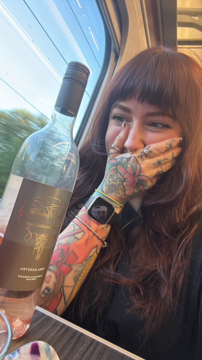 More and more I realise that I get a lot of free things. 
Today the guy on LNER gave me the bottle of wine because ‘it’s Saturday’ 
I’m NEVER making it to my hotel.