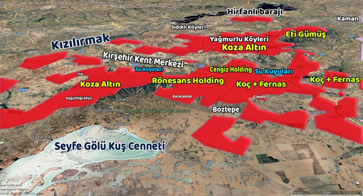 KIRŞEHİR'İ KUŞATAN MADEN SAHALARI VE HOLDİNGLER