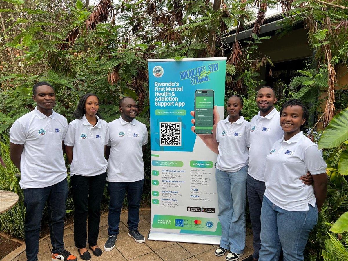 STEPS_INITIATIV's tweet photo. From an idea in a small office in 2023 to now being 80% ready to launch 🚀

Introducing SAFETY NET 💚 Rwanda’s First Mental Health &amp; Addiction Support App.

A safe, accessible, and inclusive space for mental wellness is almost here. 🌱

#SafetyNetApp #MentalHealth #Innovation https://t.co/0R9NXvKILz
