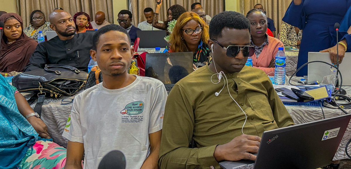 SUNYouthNetNig's tweet photo. We are excited to be part of high-level national conversations on nutrition 

Our Team Lead, @uzaifa100, represented @SUNYouthNetNig at the 2nd Quarter National Nutrition Technical Working Group Meeting.

Youth voices are at the table, shaping Nigeria’s nutrition future! 

#YL4N https://t.co/iyerNGRHJQ
