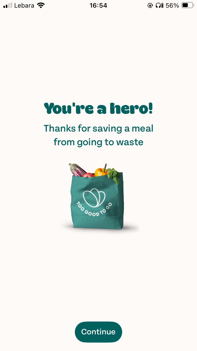 これは早めに知れてよかったサービス‼︎‼︎
Too good to go その日の廃棄になる食材をスーパーやレストランから安値で買い取れる