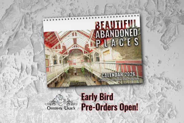 ObsidianUrbex's tweet image. 🎉 New item in my Online Shop - "Beautiful Abandoned Places Calendar 2026 – Early Bird Pre-Order"

💚 obsidianurbexphotography.com/shop/calendars…

#ArtistOnTwitter #ArtForSale #SupportSmallBusinesses