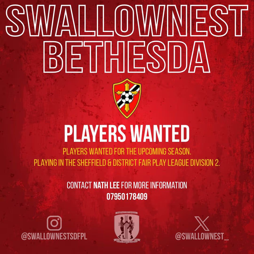 Swallownest Bethesda FC (@swallownest_) on Twitter photo 