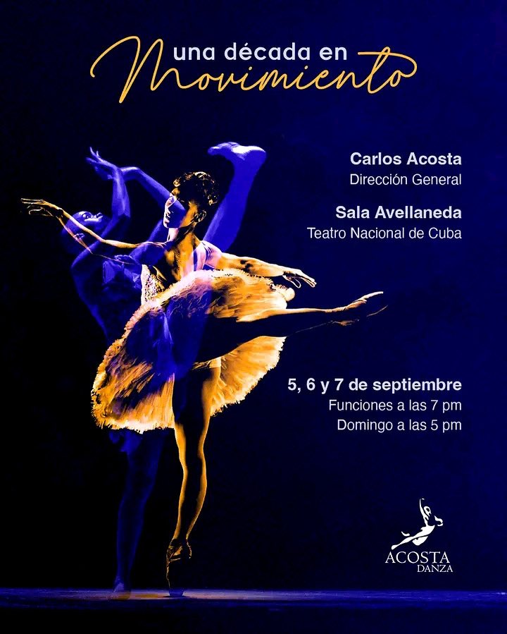 La Papeleta🇨🇺 (@lapapeletacuba) on Twitter photo “Una década en movimiento”
🗓️ 5, 6 y 7 de septiembre
📍 Sala Avellaneda del <a href="/TNCubaOficial/">Teatro Nacional de Cuba 🇨🇺</a>
<a href="/CubarteES/">Cubarte</a> <a href="/AlmaMater_Rev/">Revista Alma Mater</a> “Una década en movimiento”
🗓️ 5, 6 y 7 de septiembre
📍 Sala Avellaneda del <a href="/TNCubaOficial/">Teatro Nacional de Cuba 🇨🇺</a>
<a href="/CubarteES/">Cubarte</a> <a href="/AlmaMater_Rev/">Revista Alma Mater</a>