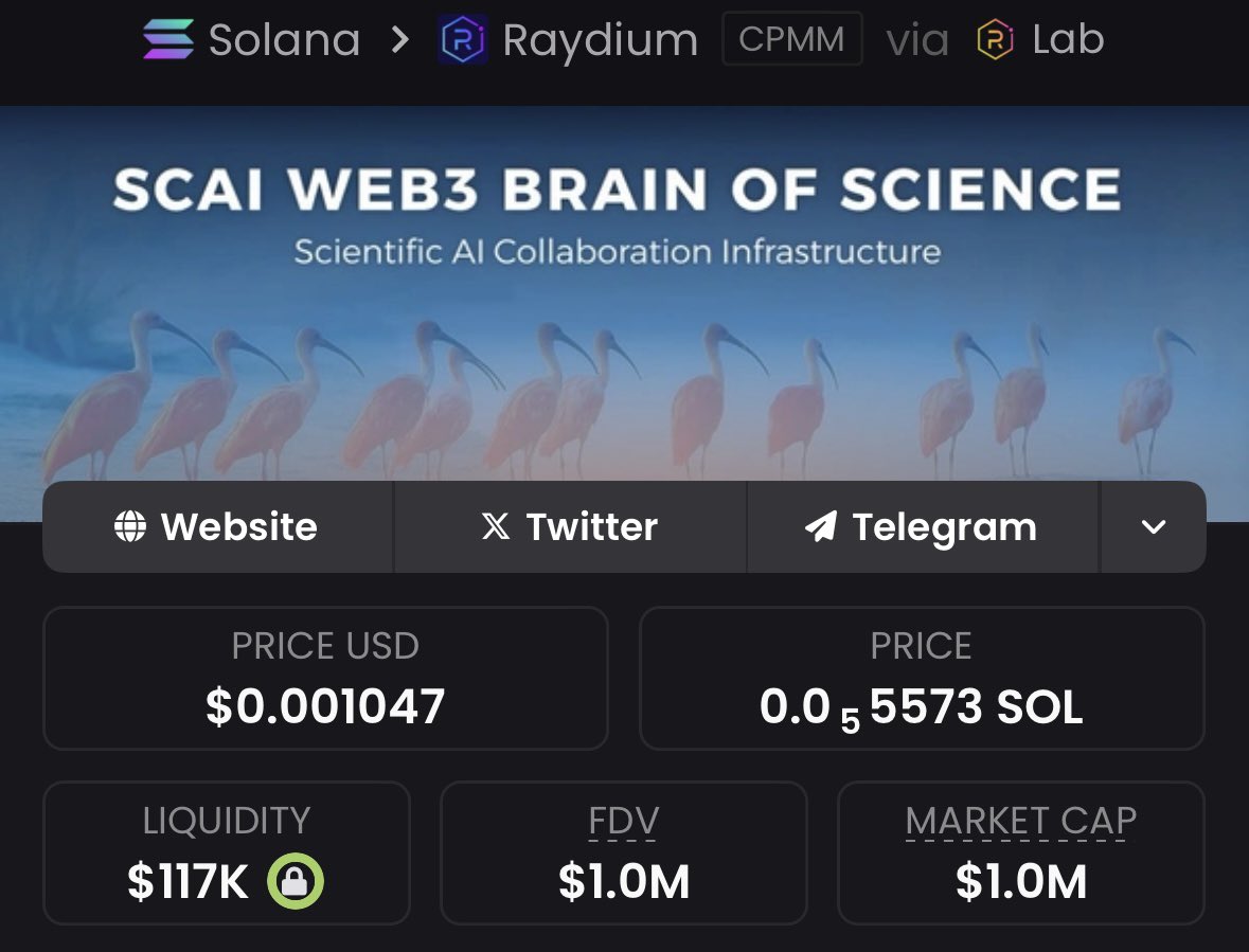 $SCAI exploded from $51k ➡️ $1.0M  MC — 29x cooked in no time ⚡💰
Early birds always win the feast. You know where to catch the next one. 🚀

6g3FkkCcDXh6PGUSVAXN1AKbpyzQtygj7SATK41bonk