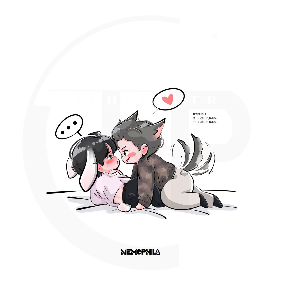 BLUE_BYG04's tweet photo. 🐺😚🐰

#LiPeiEn #SeekyLi 
#JiangHeng #OceanJiang https://t.co/HZ4MzT3H2w