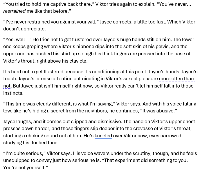 cw: extremely dubious consent - science experiment gone wrong - hexpollen

jayvik predator/prey coming very soon