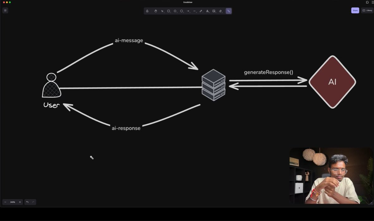 JKNishad119301's tweet photo. #Day_29 Backend Developement ✅🤖
with
@sheryians_
@harshbhaiyaa
@ankurdotio
@Stwkraj
🚀😎Implementing Short term memory feature in our AI_CHAT_BOT🤖 Project(A full stack project )
🧡Ek esa feature jo hamari past conversasion ko yad rakh sake https://t.co/1x2tKNHGtp