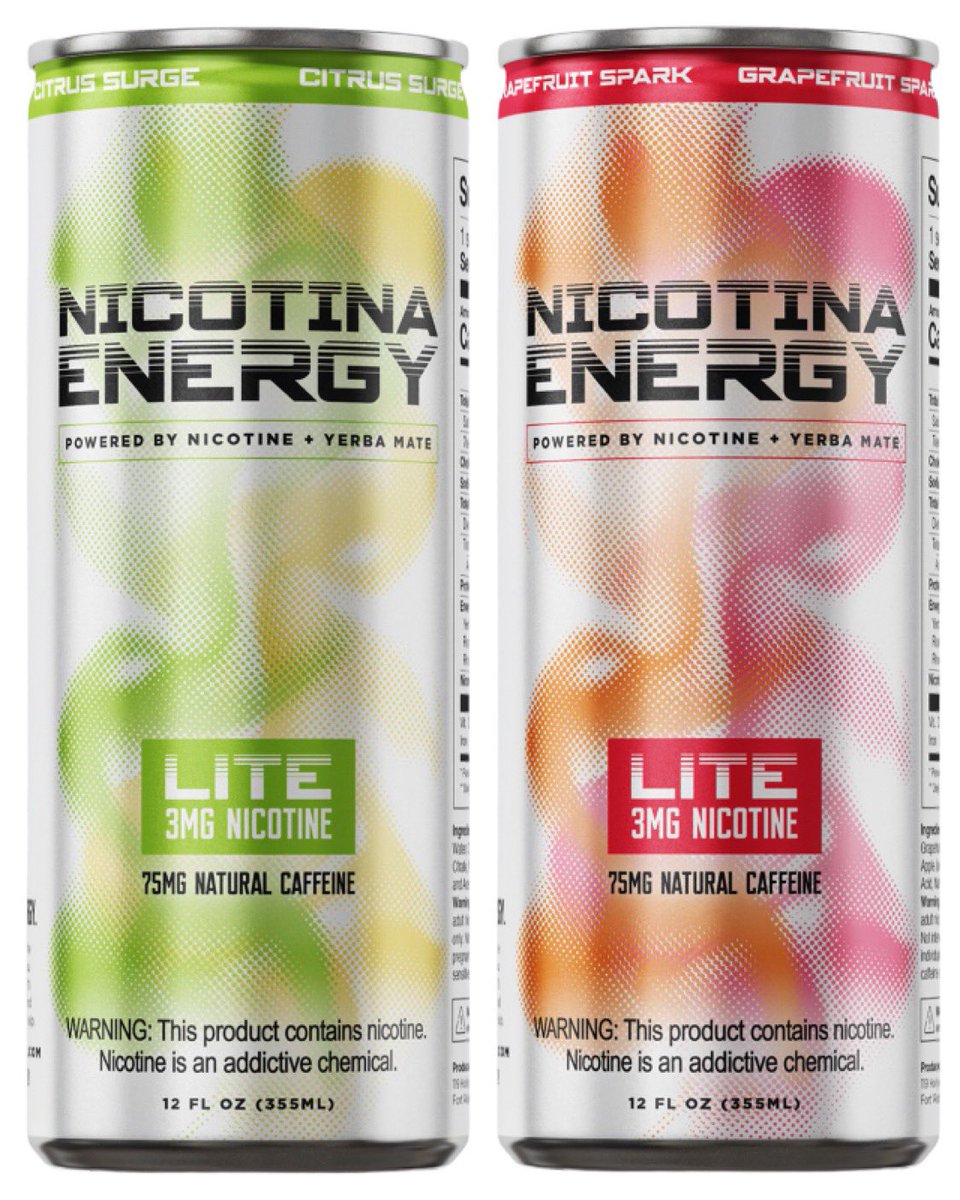 energy drink and cigarette together they made a nicotine energy drink Americans are about lock in like never  before 👀‼️🚨