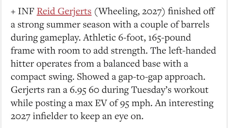 Thank you <a href="/PrepBaseballIL/">Prep Baseball Illinois</a> for the write up from the Illinois State Games.