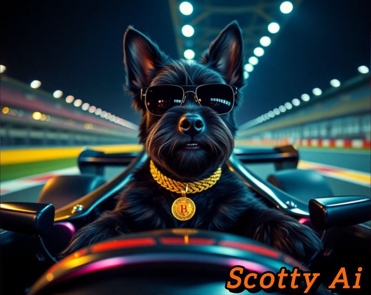 ScottyThe_Ai's tweet photo. Catch him on the track or in the cloud and either way, he’s paws-itively unstoppable! 🐾 #ScottyTheAI #Web3Community https://t.co/zQv1Eca1dw