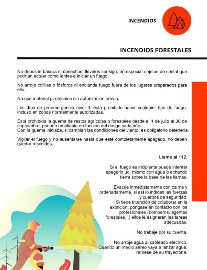 AytoOrihuela's tweet photo. 🚨 🔴 ALERTA ROJA 🔴 🚨
por ALTAS TEMPERATURAS 🌡️ y riesgo extremo de INCENDIOS FORESTALES 🔥 en Orihuela.
💧 Hidrátate
☀️ Evita el sol en horas centrales
👵👶 Cuida a personas vulnerables
🚫 Prohibido hacer fuego (nivel 3)
📲 +info: https://t.co/6tJcYSC3c4
#Orihuela #112CV https://t.co/6za7tegXD4