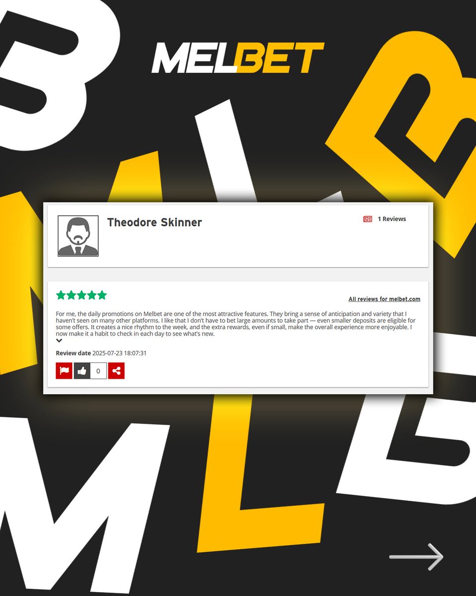 MelbetNepal's tweet photo. 🎮 WHAT OUR PLAYERS ARE SAYING! 🌟

We’re always thrilled to hear how much fun you're having in the game!

Check out what fellow gamers had to say and don’t forget to drop your own review!

#GameOn #PlayerVoices #GamingCommunity #LevelUpTogether https://t.co/w2BnE3Z549