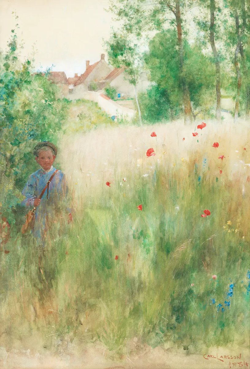 Order your beautiful print: duille.com/vallmor

The shimmering summer ...

"The Poppies". Carl Larsson. 1884.