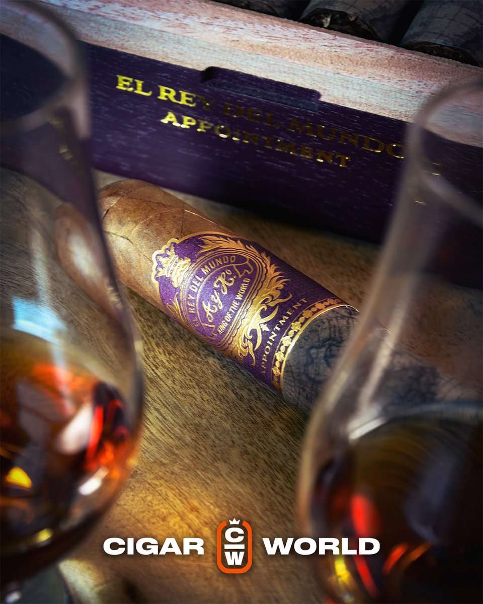 CigarWorld's tweet photo. We’re booked up for #NationalRumDay with the new El Rey del Mundo Appointment. 🍹
Cheers — which combo are you rocking? Let us know with a comment.
#CigarWorld #ElReyDelMundo #Rum #Cigars #CigarLifestyle https://t.co/vHYYNnulh8