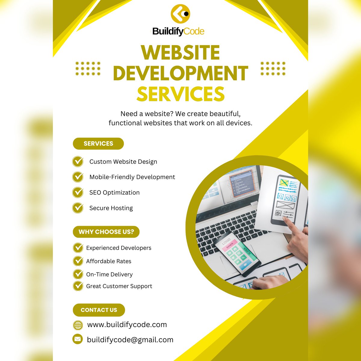 buildifycode's tweet image. Turn your business into a brand with a professional website.
#WebsiteDesignNG
#WebDevelopmentNigeria
#BuildifyCode
#SmallBusinessNaija
#ExpressWebDesign
#EntrepreneurNigeria
#BusinessGrowthNaija
#UIUXNigeria
#FastDeliveryWebsite
#NaijaBusinessOwners