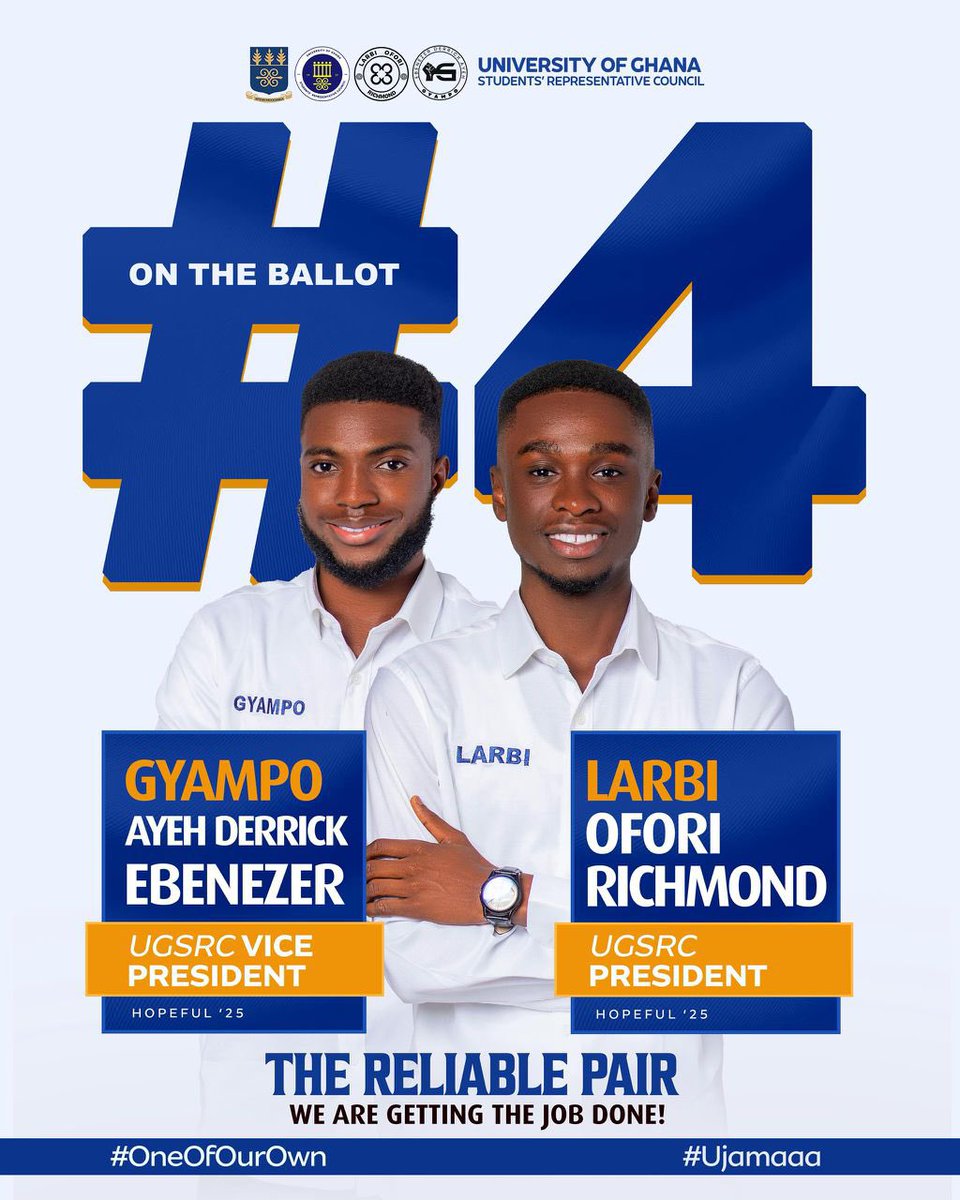 Who becomes the next UGSRC president tomorrow. 

Express your view