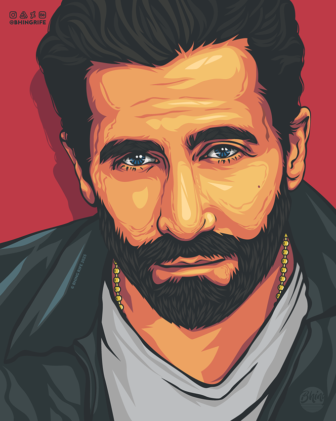 RifeBhing's tweet photo. Jake Gyllenhaal Fanart

#JakeGyllenhaal #fanart #illustration #vectorart #artwork https://t.co/32YkRM0mbc