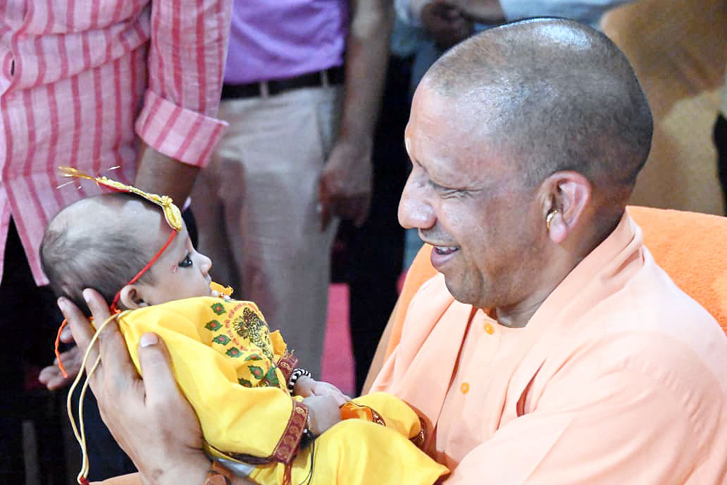 myogiadityanath's tweet image. पावन श्रीकृष्ण जन्माष्टमी की चित्ताकर्षक एवं हृदयस्पर्शी झलकियां...